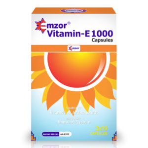 EMZOR VITAMIN E 1000IU