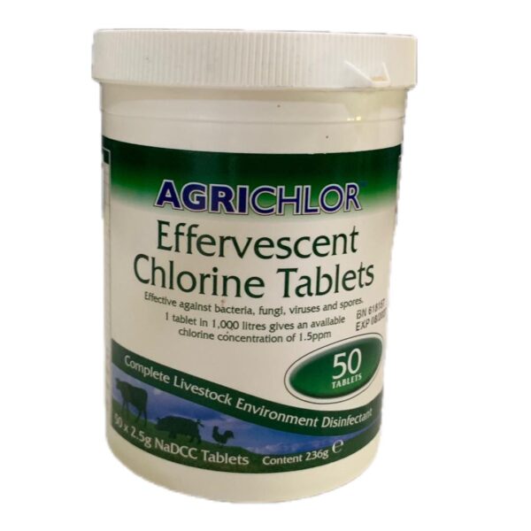 AGRICHLOR (Effervescent Chlorine Tablets)