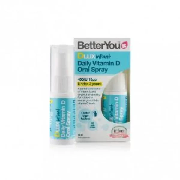 BETTERYOU DLUX INFANT 400IU VITAMIN D ORAL SPRAY 15ML