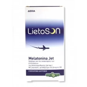 ERBA VITA LIETOSON MELATONIN, JET LAG TREATMENT 30TABLETS