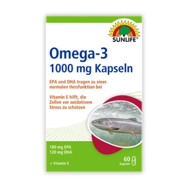 SUNLIFE OMEGA 3 1000mg 60CAPSULES