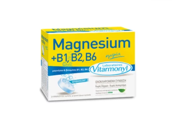 VITARMONYL MAGNESIUM +B1 B2 B6 24EFFERVESCENT TABLETS