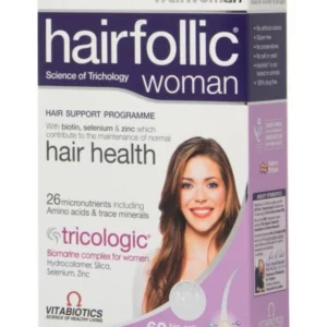 VITABIOTICS WELLWOMAN HAIRFOLLIC WOMAN, HAIR SUPPORT PROGRAMME 60CAPSULES