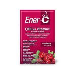 ENER-C VITAMIN C 1000MG CRANBERRY 30SACHETS