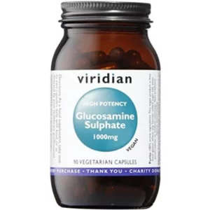 VIRIDIAN HIGH POTENCY GLUCOSAMINE SULPHATE 1000MG 90CAPSULES