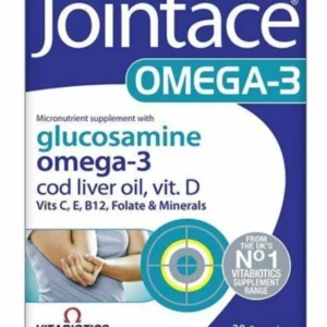 VITABIOTICS JOINTACE OMEGA-3, HELPS MANTAIN SUPPLE& FLEXIBLE JOINTS 30CAPSULES