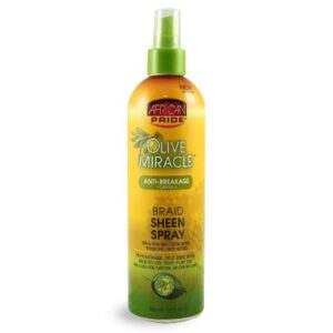 AFRICAN PRIDE OLIVE MIRACLE BRAID SHEEN SPRAY