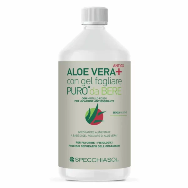 Specchiasol Juice Aloe Vera + Cranberry Gluten Free Food Supplement 1000ml