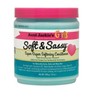 AUNT JACKIES SOFT AND SASSY SUPER DUPER SOFTENING CONDITIONER