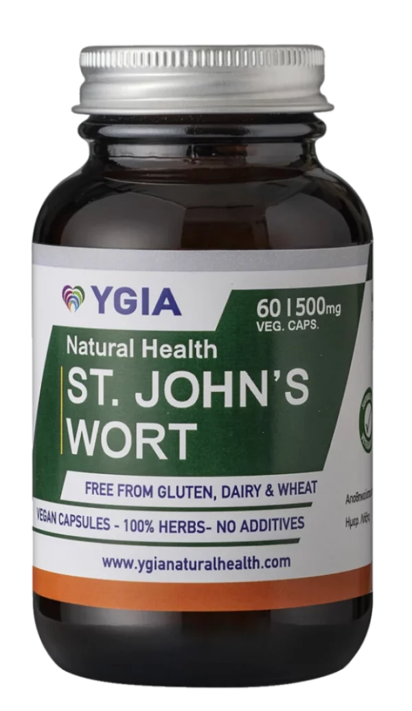 Ygia St. John's Wort x 60 Capsules - Calms Nerves & Soothes Pain