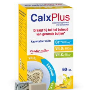 Calx Plus 600mg Chewable 60 Vanilla