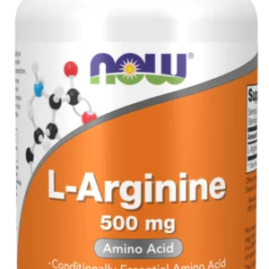 Now L-Arginine 500mg 100 Veg Capsules