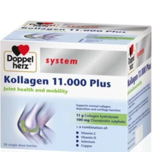Doppelherz Kollagen 11.000 Plus x 30 Ampoules Of 25ml