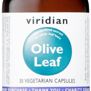 VIRIDIAN OLIVE LEAF EXTRACT 30S