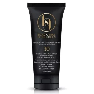 Black Girl Moisturizing Sunscreen Lotion For Face And Body ? Spf 30 ? 3fl Oz