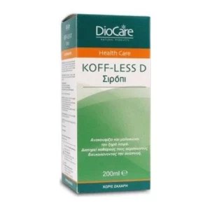DIOCARE KOFF-LESS D, NATURAL HERBAL SYRUS FOR SORE THROAT 200ML