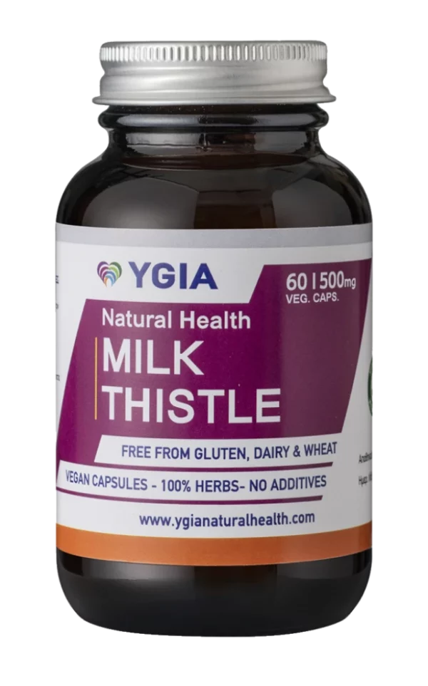 Ygia Milk Thistle x 60 Capsules - Detox & Liver Clean