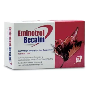EMINOTROL BECALM, FOOD SUPPLEMENT TO RELIEVE MENOPAUSAL SYMPTOMS 30TABLETS