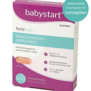 BABYSTART FERTILCARE, FEMALE FERTILITY SUPPLEMENT 30TABLETS