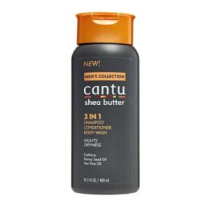 CANTU MEN 3 IN 1 SHAMPOO, CONDITIONER, & BODY WASH
