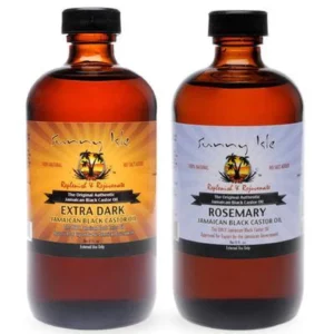 Extra Dark & Rosemary Jamaican Black Castor Oil Bundle