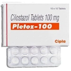 Cilostazol 100mg Tablet (Pletoz-100)