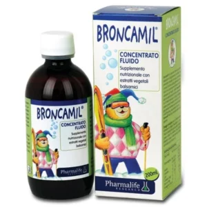 PHARMALIFE BRONCAMIL, FOR STRONG RESPIRATORY& IMMUNE SYSTEM. SUITABLE FROM 6m+ 200ML