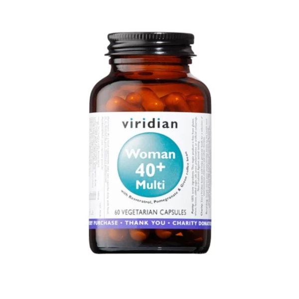 VIRIDIAN WOMAN 40+ MULTI 60VEG. CAPSULES