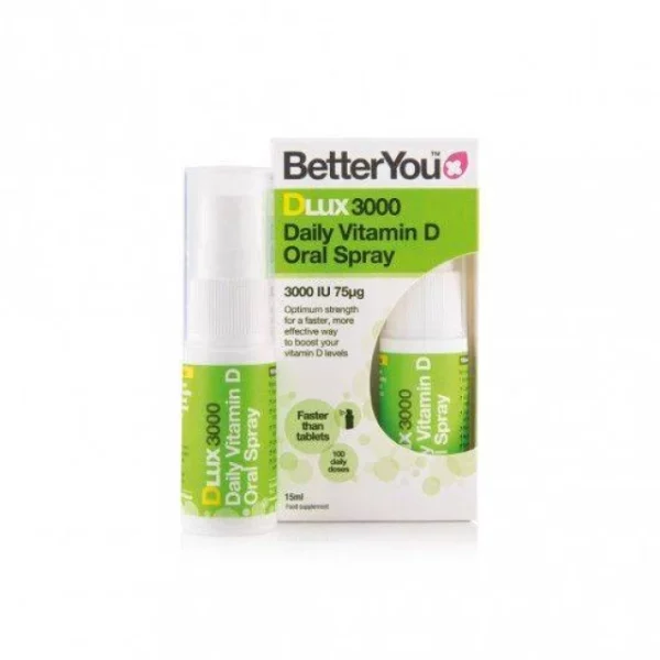 BETTERYOU DLUX 3000 IU VITAMIN D ORAL SPRAY 15ML