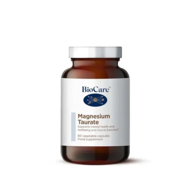 BIOCARE MAGNESIUM TAURATE VEG CAPSULES 60s