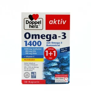 Doppelherz Omega-3 1400 x 30 Capsules Pack 1+1 Free