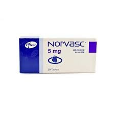 NORVASC 5mg (Amlodipine Besylate) x30 | Expires 6/27