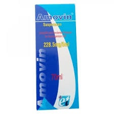 Amovin Suspension 228mg/5ml (Amoxycillin Clavulanate 228mg)
