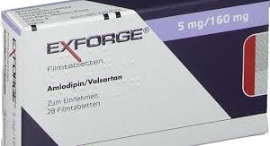 Exforge 5/160mg(Amlodipine + Valsartan) | Exp 7/27