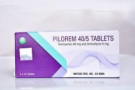 Pilorem 40/5 Tablet (Telmisartan 40mg and Amlodipine 5mg)
