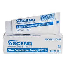 SILVER SULPHADIAZINE CREAM | Expires 8/27