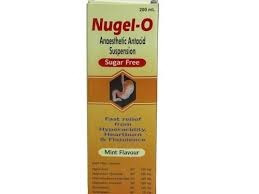 Nugel-O Antacid Suspension(Alginic + Oxetacaine)
