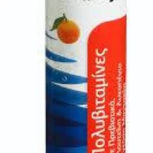 LANES 50+ VITALITY MULTIVITAMINS FOR STRENGTH& POWER. 20EFFERVESCENT TABLETS TANGERINE FLAVOR