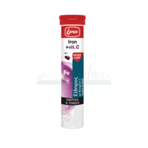 LANES IRON+ VITAMIN C WITH CHERRY FLAVOR 20EFFERVESCENT