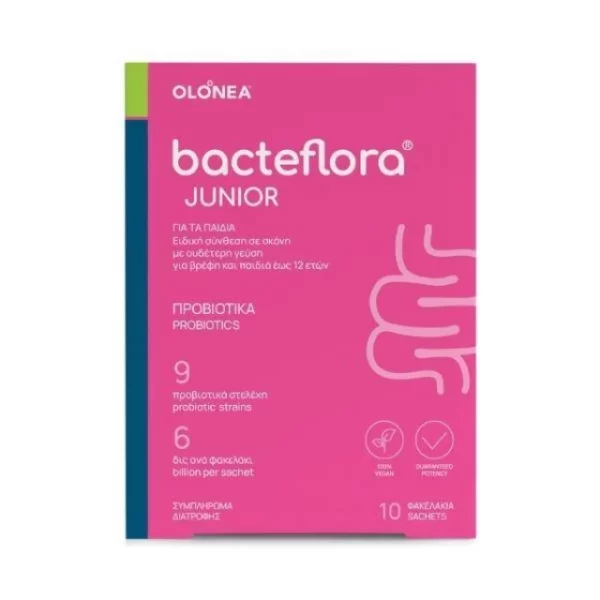 BACTEFLORA JUNIOR PROBIOTIC FORMULA FOR INFANTS& CHILDREN 10 SACHETS