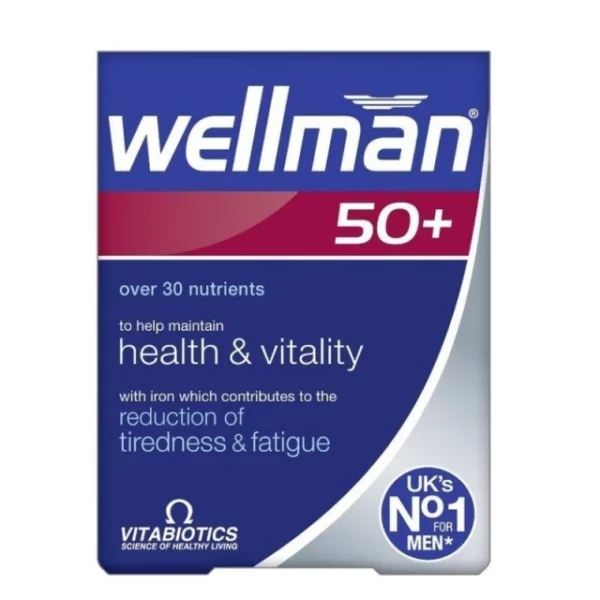VITABIOTICS WELLMAN 50+ 30 TABLETS
