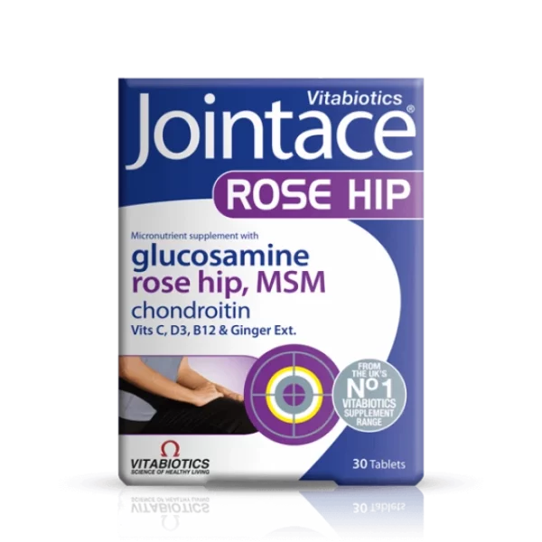 VITABIOTICS JOINTACE ROSE HIP, SUPPORTS CARTILAGE& BONE HEALTH 30TABLETS