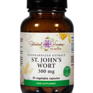 BOTANICAL HARMONY ST.JOHN'S WORT 300mg 60caps, DECREASE NERVOUSNESS, IMPROVE MOOD, RELIEF FROM ANXIETY