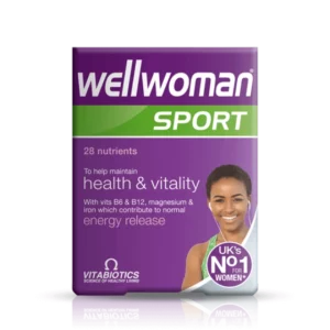 VITABIOTICS WELLWOMAN SPORT, PRENIUM NUTRITIONAL SUPPORT FOR SPORTS 30TABLETS