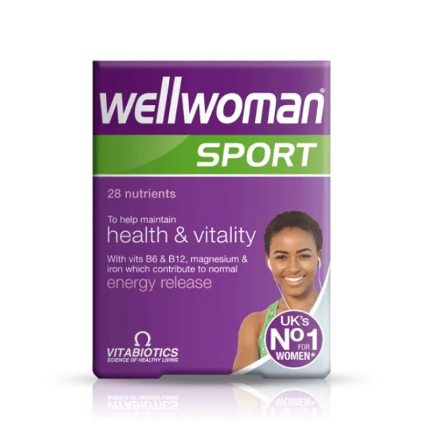 VITABIOTICS WELLWOMAN SPORT, PRENIUM NUTRITIONAL SUPPORT FOR SPORTS 30TABLETS