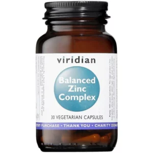 VIRIDIAN BALANCED ZINC COMPLEX 30VEG. CAPSULES