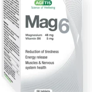 Agetis MAG6 - Magnesium & Vitamin B6 x 56 Tablets