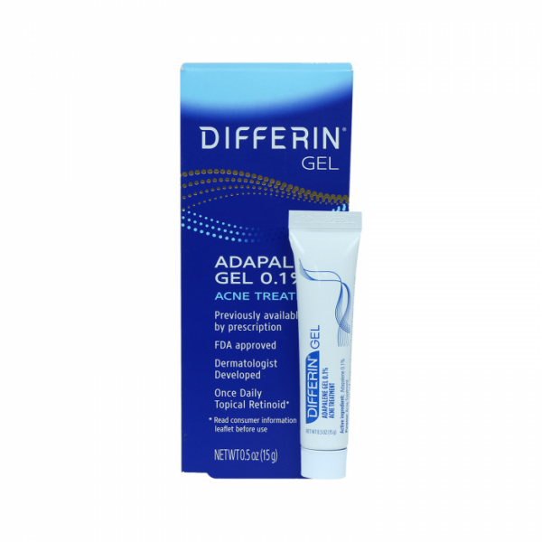 Differin Adapalene Gel 0.1% Acne Treatment 15g