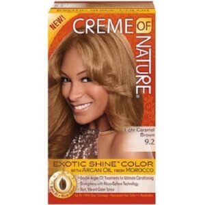CREME OF NATURE EXOTIC SHINE COLOR ? LIGHT CARAMEL BROWN