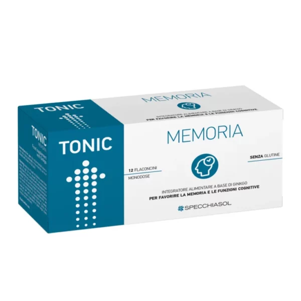 Specchiasol Tonic Memory Food Supplement 12 vials of 10ml